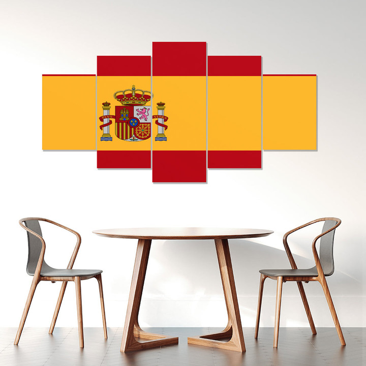 AmericansPower Canvas Wall Art - Flag of Spain Car Seat Covers A7 | AmericansPower