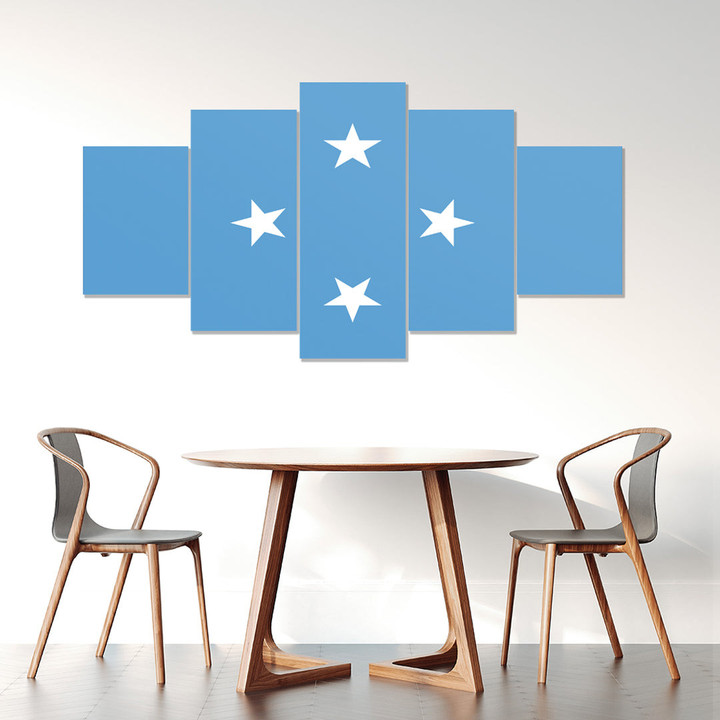 AmericansPower Canvas Wall Art - Flag of Fed. States Of Micronesia Car Seat Covers A7 | AmericansPower