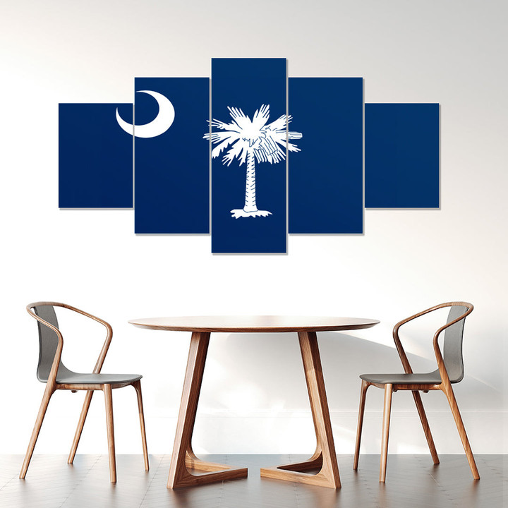 AmericansPower Canvas Wall Art - Flag of South Carolina Car Seat Covers A7 | AmericansPower