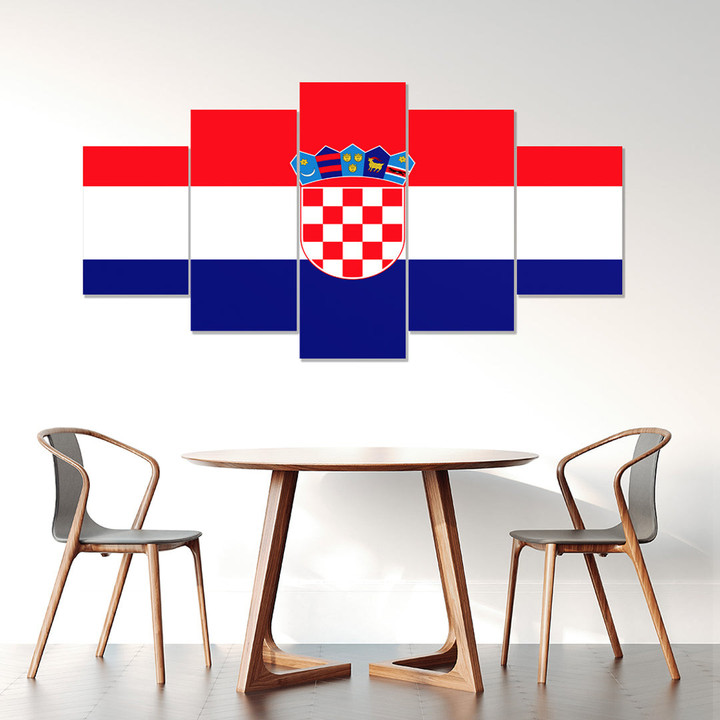 AmericansPower Canvas Wall Art - Flag of Croatia Car Seat Covers A7 | AmericansPower