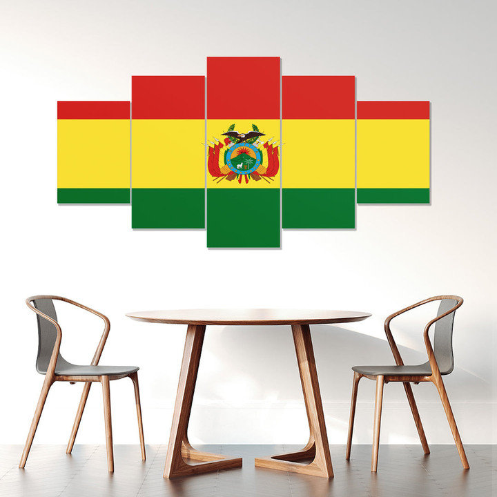 AmericansPower Canvas Wall Art - Flag of Bolivia Car Seat Covers A7 | AmericansPower