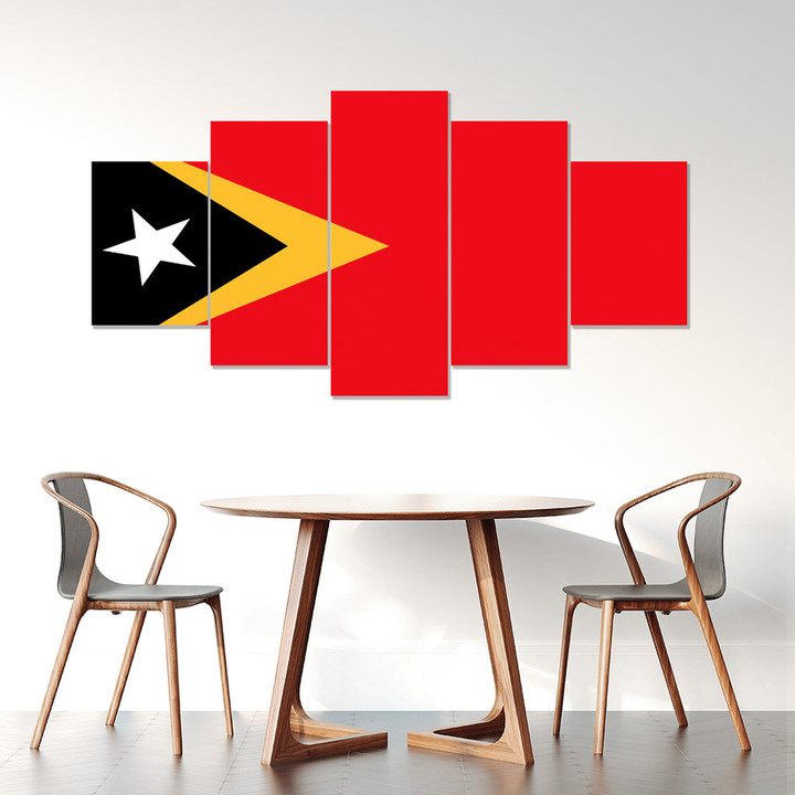 AmericansPower Canvas Wall Art - Flag of East Timor Car Seat Covers A7 | AmericansPower