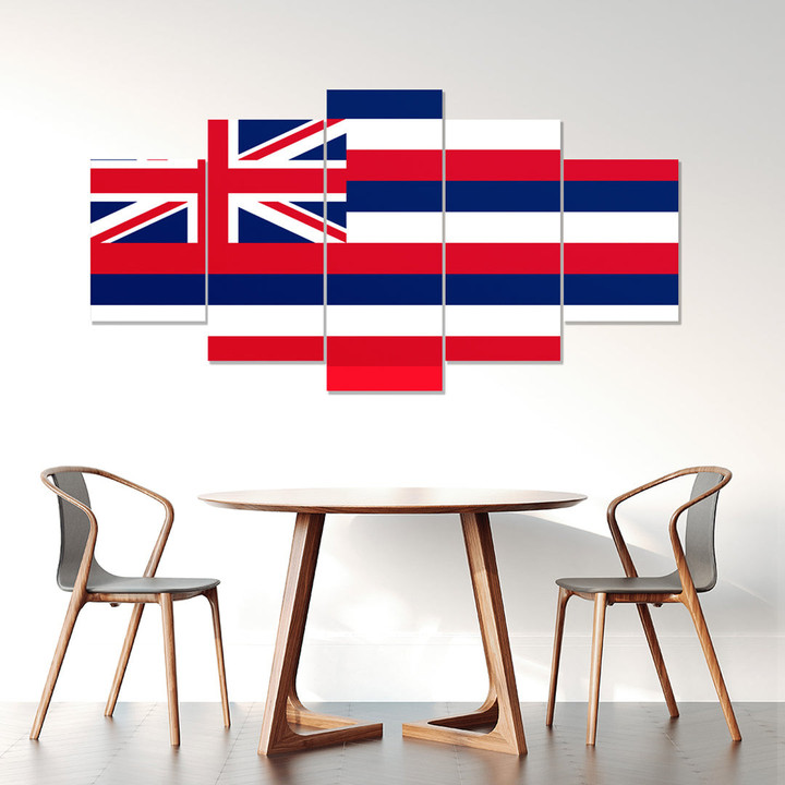 AmericansPower Canvas Wall Art - Flag Of Hawaii Car Seat Covers A7 | AmericansPower