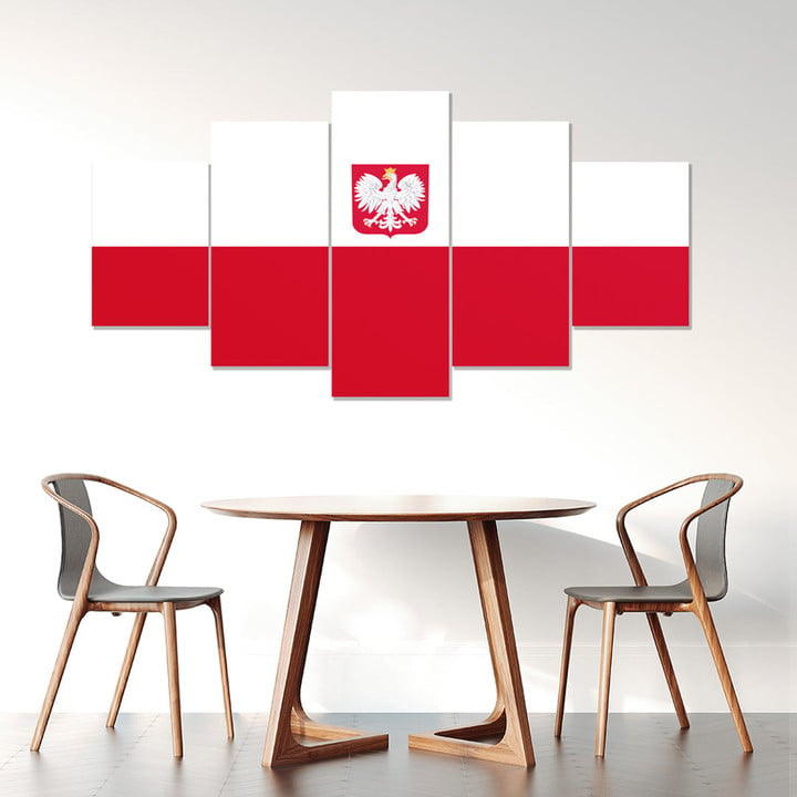 AmericansPower Canvas Wall Art - Flag of Poland Car Seat Covers A7 | AmericansPower