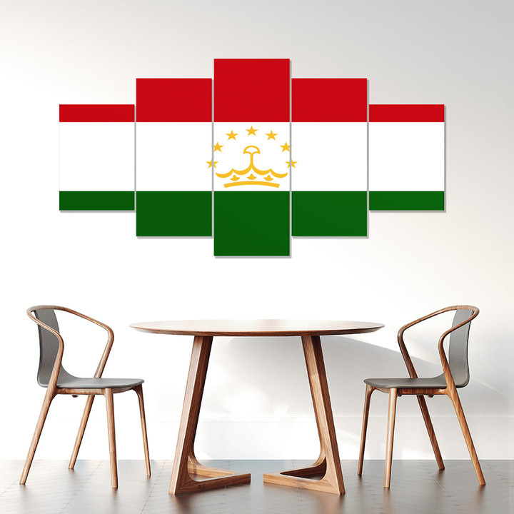 AmericansPower Canvas Wall Art - Flag of Tajikistan Car Seat Covers A7 | AmericansPower