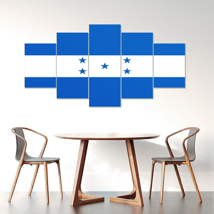 AmericansPower Canvas Wall Art - Flag of Honduras Car Seat Covers A7 | AmericansPower
