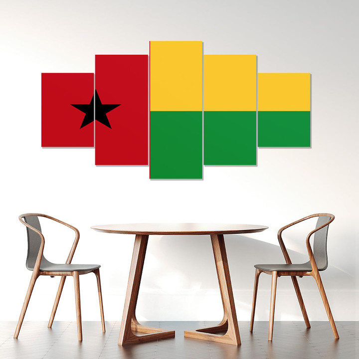 AmericansPower Canvas Wall Art - Flag of Guinea Bissau Car Seat Covers A7 | AmericansPower