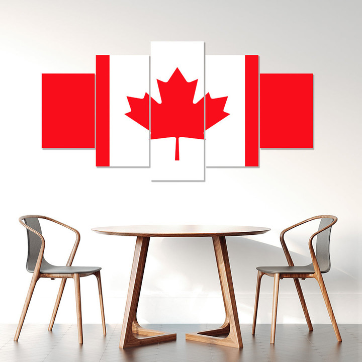 AmericansPower Canvas Wall Art - Flag of Canada Car Seat Covers A7 | AmericansPower
