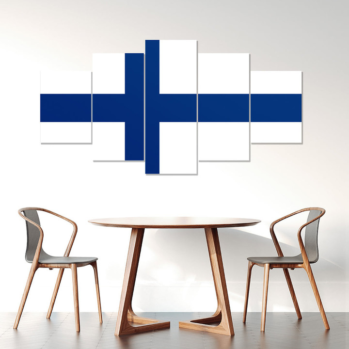 AmericansPower Canvas Wall Art - Flag of Finland Car Seat Covers A7 | AmericansPower