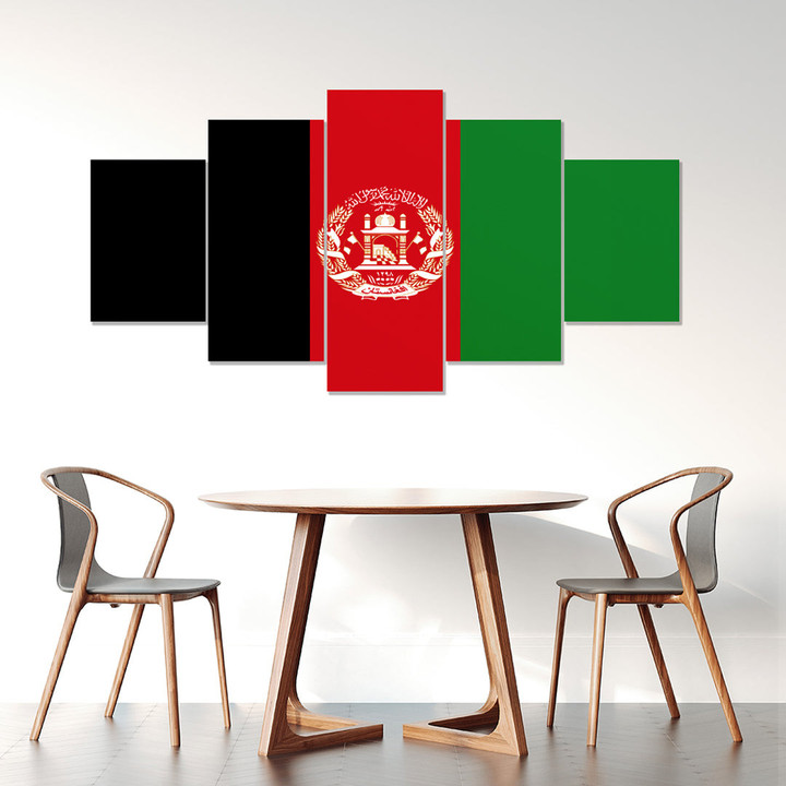 AmericansPower Canvas Wall Art - Flag Of Afghanistan Car Seat Covers A7 | AmericansPower