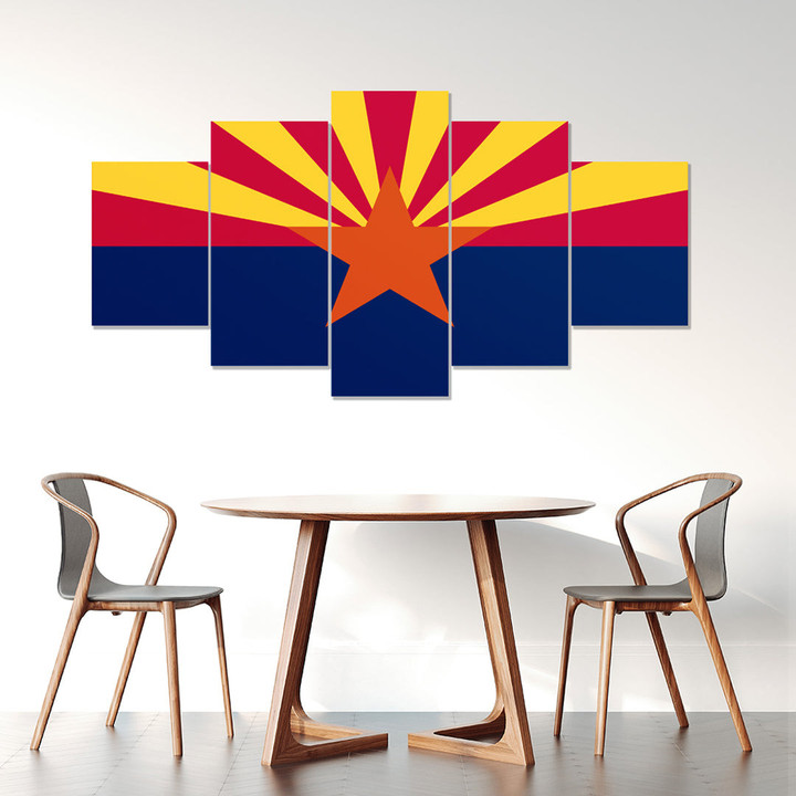 AmericansPower Canvas Wall Art - Flag Of Arizona Car Seat Covers A7 | AmericansPower