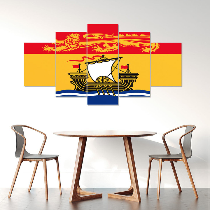 AmericansPower Canvas Wall Art - Canada Flag Of New Brunswick Car Seat Covers A7 | AmericansPower
