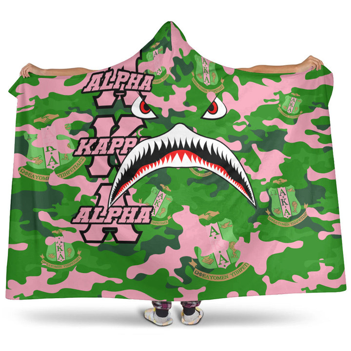 AmericansPower Hooded Blanket - AKA Full Camo Shark Hooded Blanket | AmericansPower
