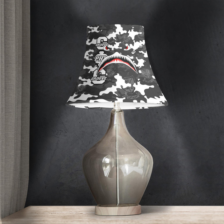 AmericansPower Bell Lamp Shade - Groove Phi Groove Full Camo Shark Bell Lamp Shade | AmericansPower
