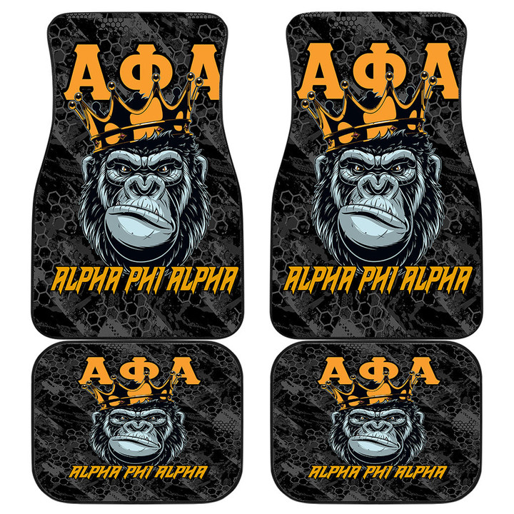 AmericansPower Front And Back Car Mats - Alpha Phi Alpha Ape Front And Back Car Mats | AmericansPower
