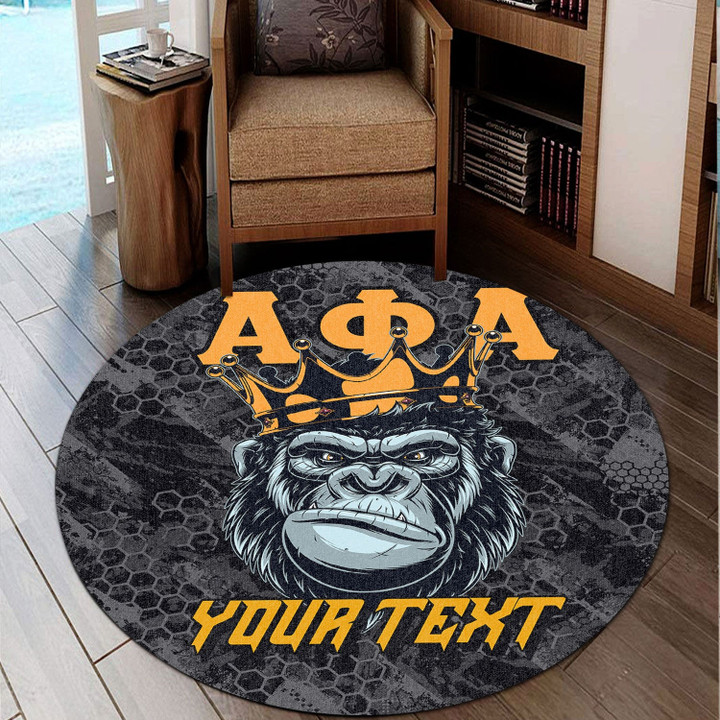 AmericansPower Round Carpet - (Custom) Alpha Phi Alpha Ape Round Carpet | AmericansPower
