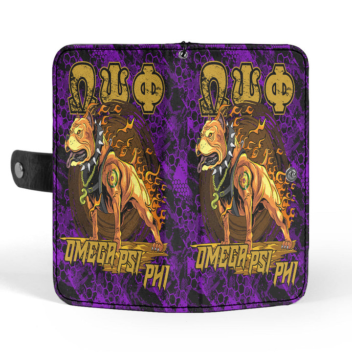 AmericansPower Bag - Omega Psi Phi Dog Wallet Phone Case | AmericansPower
