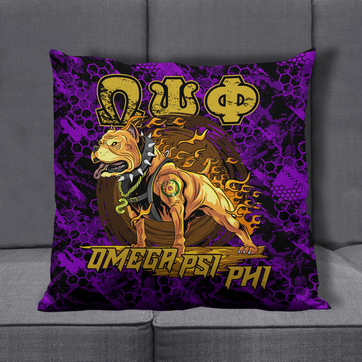 AmericansPower Pillow Covers - Omega Psi Phi Dog Pillow Covers | AmericansPower
