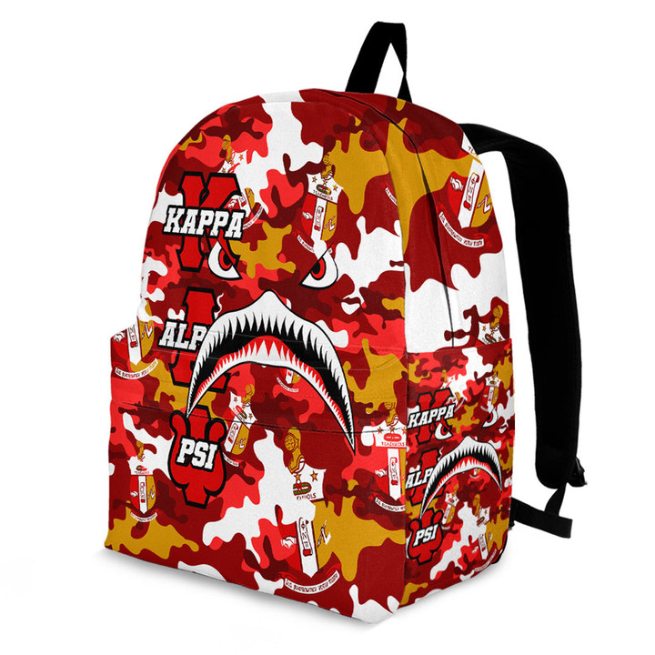 AmericansPower Backpack - Kappa Alpha Psi Full Camo Shark Backpack | AmericansPower

