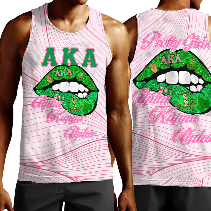AmericansPower Clothing - AKA Lips Tank Top A7 | AmericansPower.store