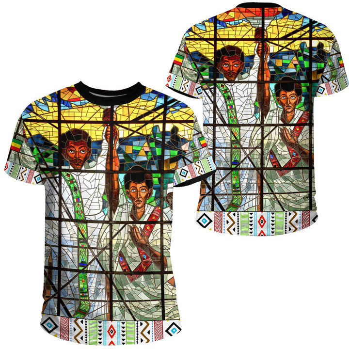 AmericansPower Clothing - Ethiopian Orthodox Flag T-shirt A7 | AmericansPower