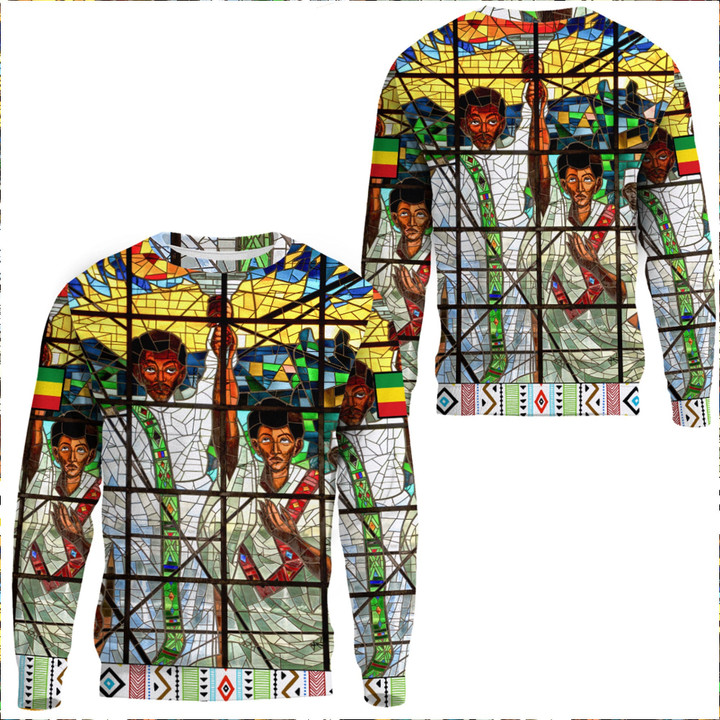 AmericansPower Clothing - Ethiopian Orthodox Flag Sweatshirts A7 | AmericansPower