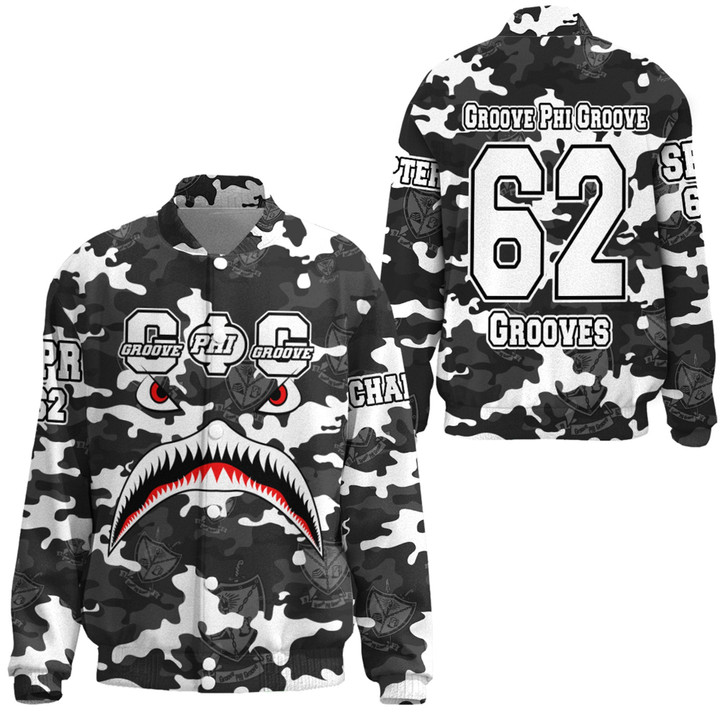 AmericansPower Clothing - Groove Phi Groove Full Camo Shark Thicken Stand-Collar Jacket A7 | AmericansPower