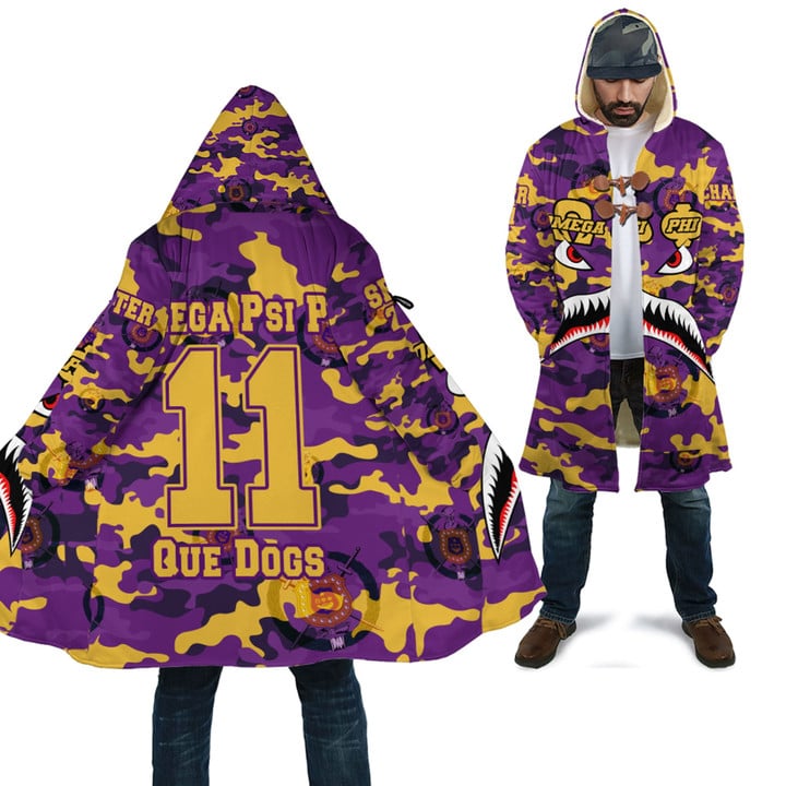 AmericansPower Clothing - Omega Psi Phi Full Camo Shark Cloak A7 | AmericansPower