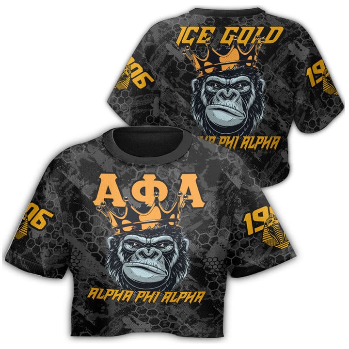 AmericansPower Clothing - Alpha Phi Alpha Ape Croptop T-shirt A7 | AmericansPower