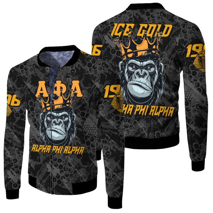 AmericansPower Clothing - Alpha Phi Alpha Ape Fleece Winter Jacket A7 | AmericansPower