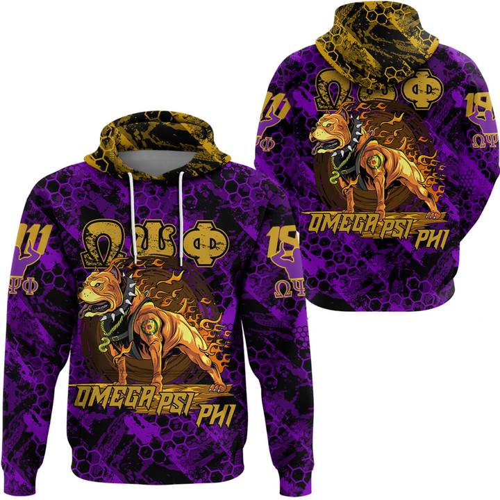 AmericansPower Clothing - Omega Psi Phi Dog Hoodie A7 | AmericansPower
