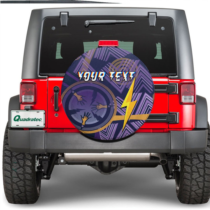 (Custom) Melbourne Storm New Purple Ver. - Rugby Team Spare Tire Cover | Rugbylife.co
