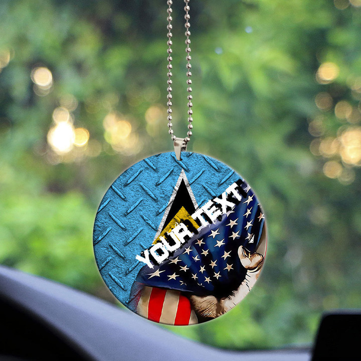 Saint Lucia Spare Tire Cover - America is a Part My Soul A7 | AmericansPower