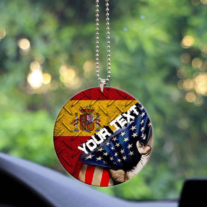 Spain Spare Tire Cover - America is a Part My Soul A7 | AmericansPower