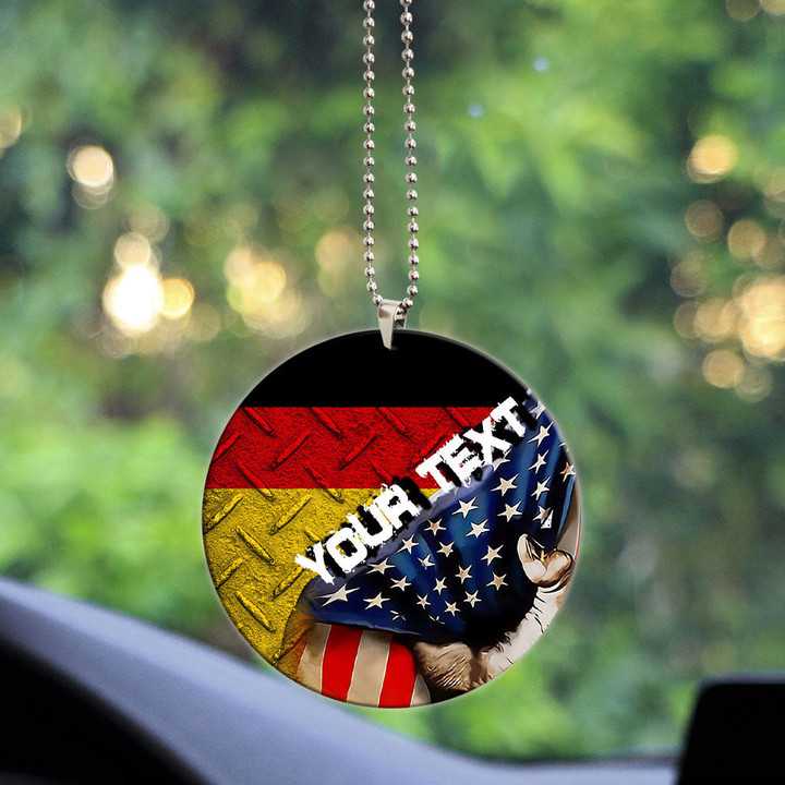 Germany Acrylic Car Ornament - America is a Part My Soul A7 | AmericansPower