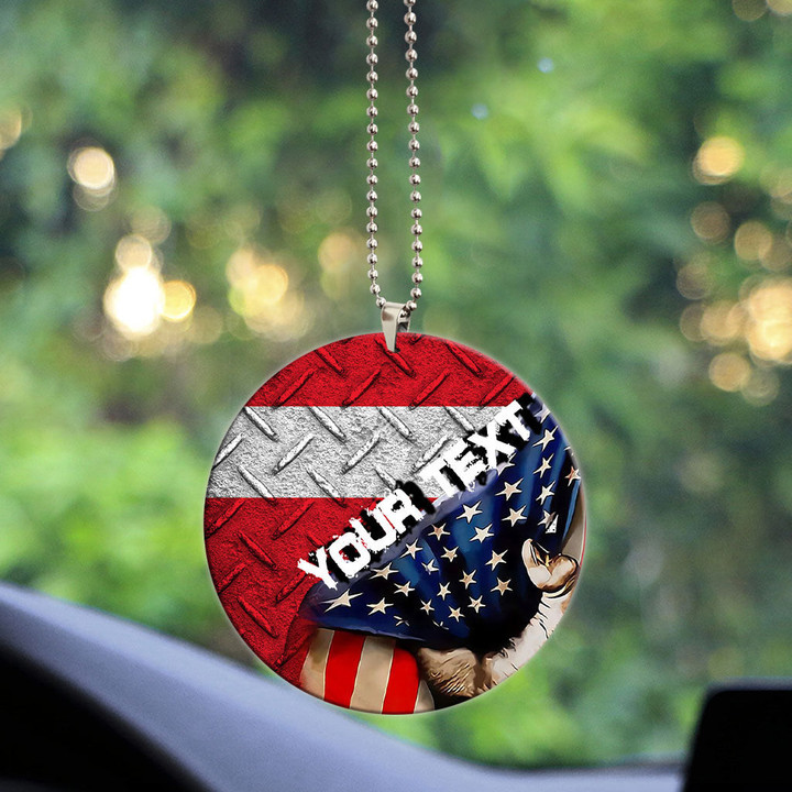 Austria Acrylic Car Ornament - America is a Part My Soul A7 | AmericansPower