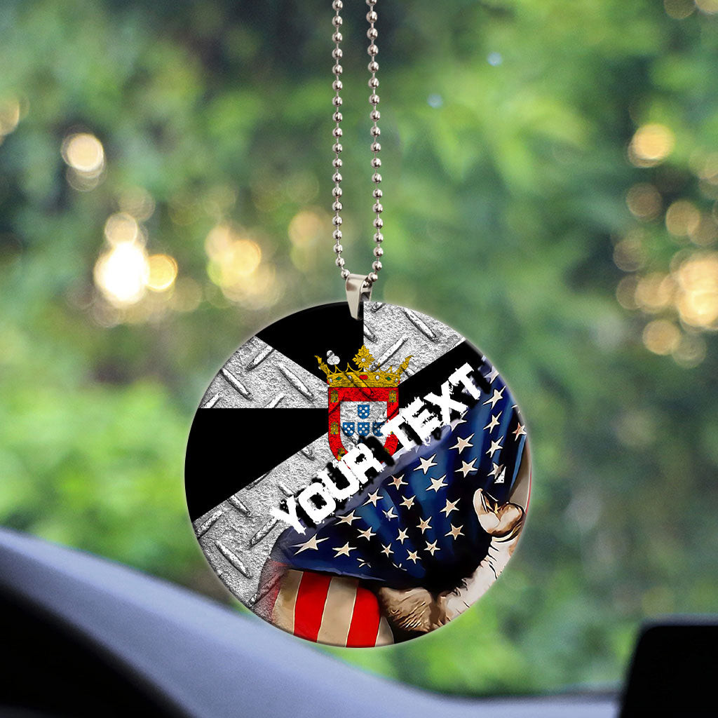 Ceuta Acrylic Car Ornament - America is a Part My Soul A7 | AmericansPower
