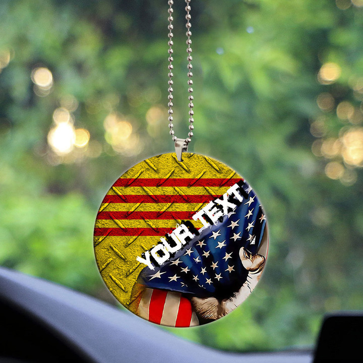 Catalonia Acrylic Car Ornament - America is a Part My Soul A7 | AmericansPower