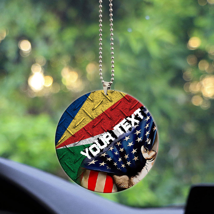 Seychelles Acrylic Car Ornament - America is a Part My Soul A7 | AmericansPower
