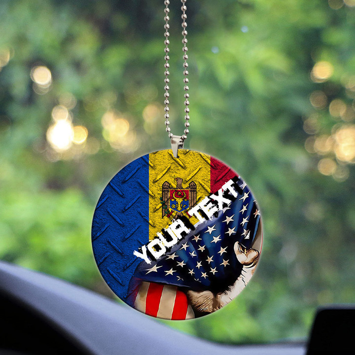 Moldova Acrylic Car Ornament - America is a Part My Soul A7 | AmericansPower