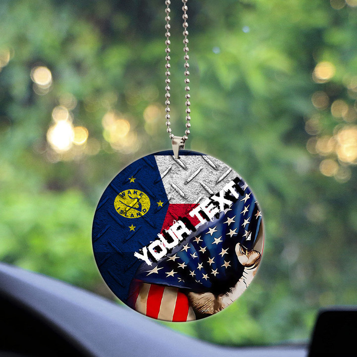Wake Island Acrylic Car Ornament - America is a Part My Soul A7 | AmericansPower