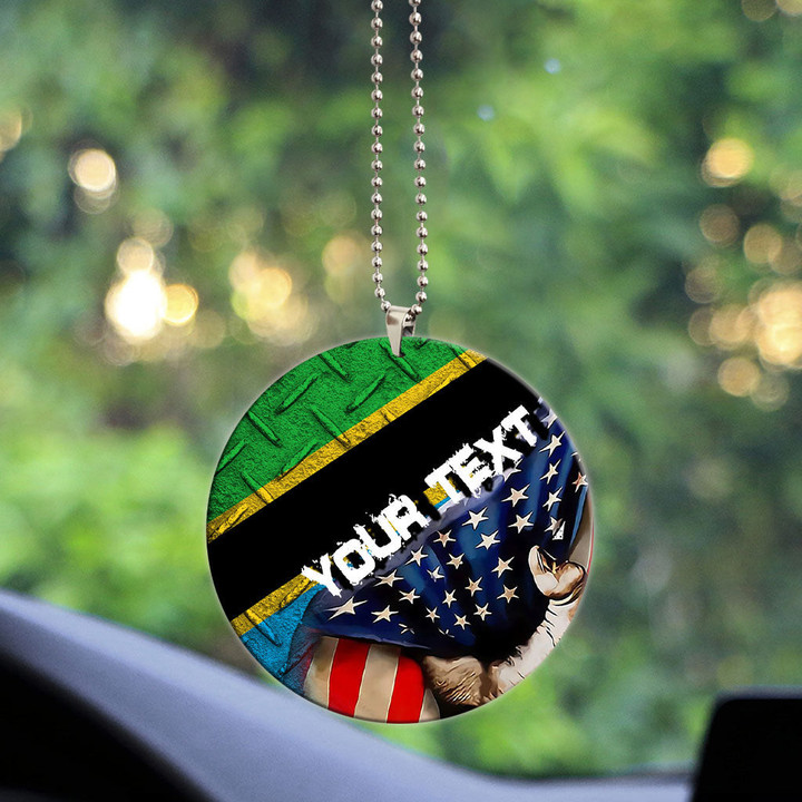 Tanzania Acrylic Car Ornament - America is a Part My Soul A7 | AmericansPower