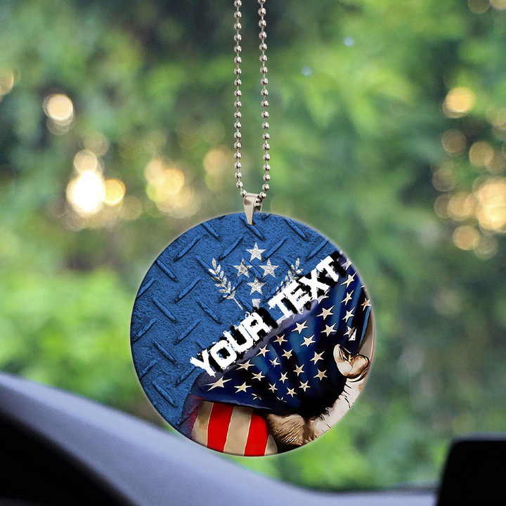 Kosrae Acrylic Car Ornament - America is a Part My Soul A7 | AmericansPower