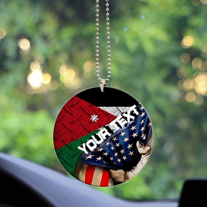 Jordan Acrylic Car Ornament - America is a Part My Soul A7 | AmericansPower