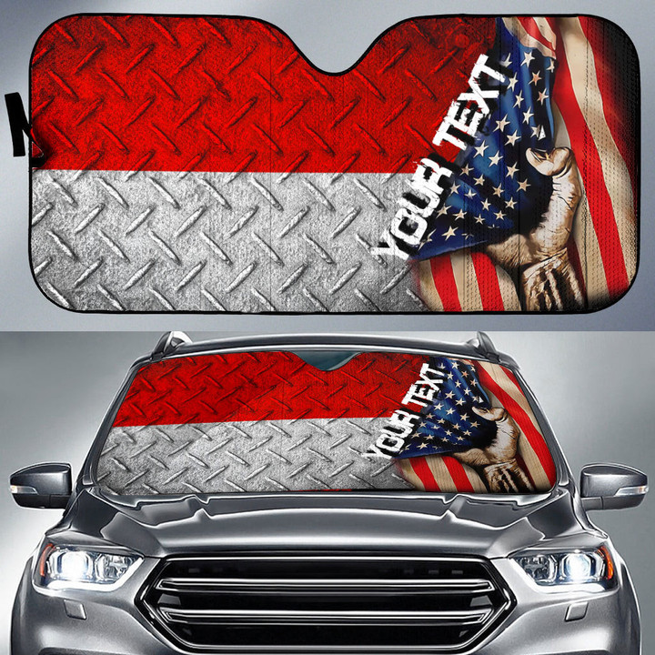 Indonesia Car Auto Sun Shade - America is a Part My Soul A7 | AmericansPower