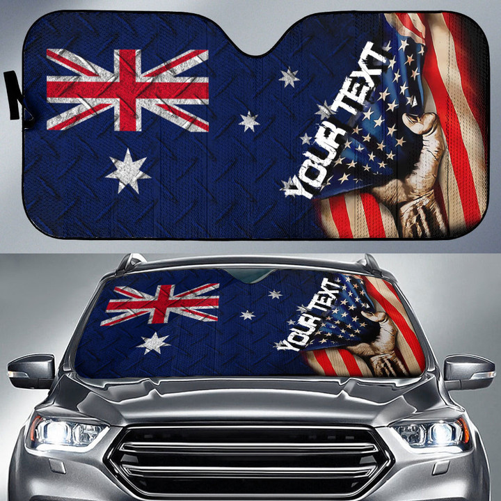 Australia Car Auto Sun Shade - America is a Part My Soul A7 | AmericansPower