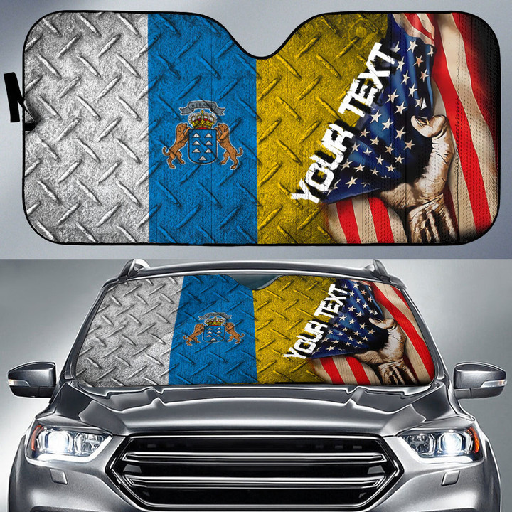 Canarias Car Auto Sun Shade - America is a Part My Soul A7 | AmericansPower