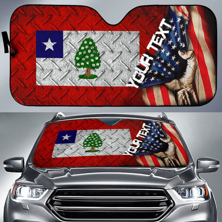 America Flag Of Mississippi 1861 1865 Car Auto Sun Shade - America is a Part My Soul A7 | AmericansPower