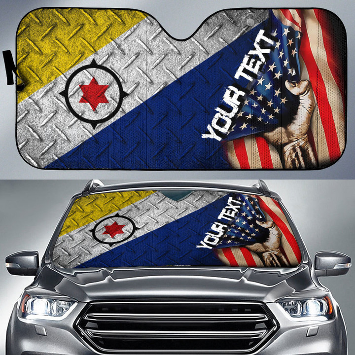 Bonaire Car Auto Sun Shade - America is a Part My Soul A7 | AmericansPower