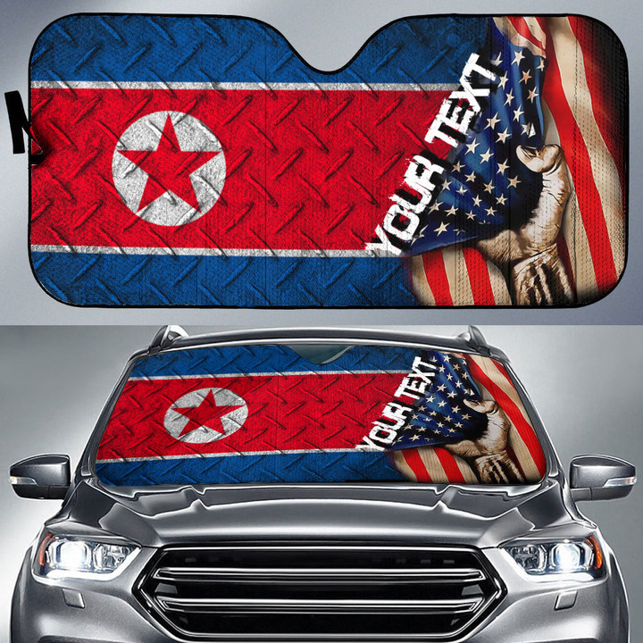 North Korea Car Auto Sun Shade - America is a Part My Soul A7 | AmericansPower